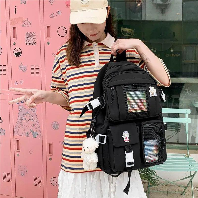 Unique Design Large Capacity With Multi-pocket Backpack For Women And Girls Waterproof College/School/Treval Bags
