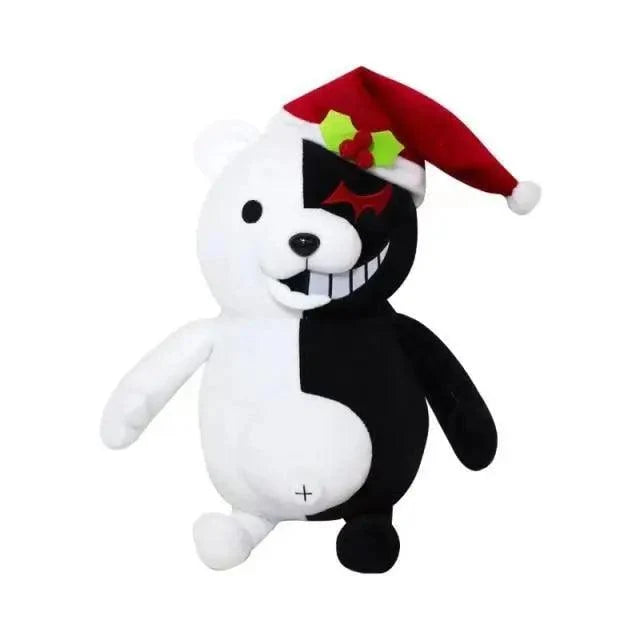 Unique Design Super Danganronpa 2 Monokuma Black & White Bear Plush Toy Soft Stuffed Animal Dolls Birthday Gift for Children