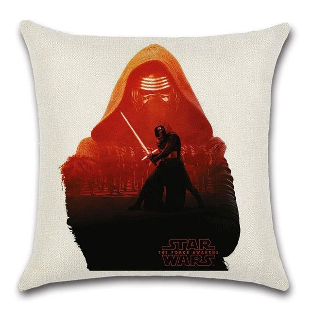 Unique Style Throw Pillow Cover Robot pattern Polyester Linen Cushion cover Decoration For Home House Party Chair Sofa Gift Cute Adorable Cartoon Robot Waving with Robotic Dog Friend Throw Pillow Cover Case Decorative Cushion For Couch Bed