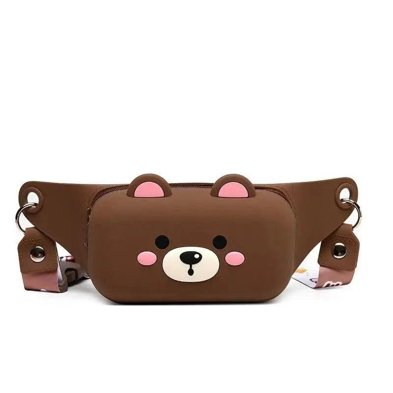 Unisex Cartoon Design Waist Fanny Pack For Traveling Unique Fashion Bag Cute Chest Bag For Women