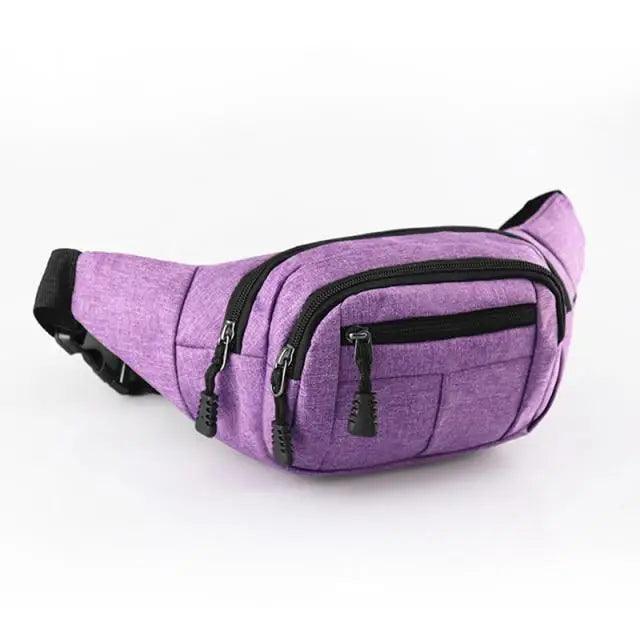 Unisex Casual Chest Belt Simple Waist Bag Adjustable Fanny Pack Pouch Outdoors Traveling Bag