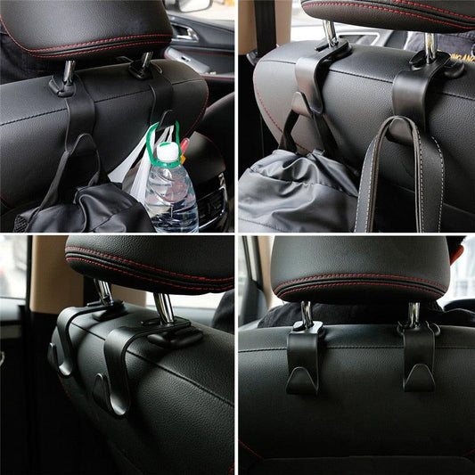 Universal Car Seat Back Hook Car Accessories Interior Portable Hanger Holder Storage Universal Multifunctional Car Vehicle Back Seat Headrest Holder Hanger Holder Hook for Car Bag Purse Cloth Decoration Car Vehicle Back Seat Headrest Hanger Holder Hook