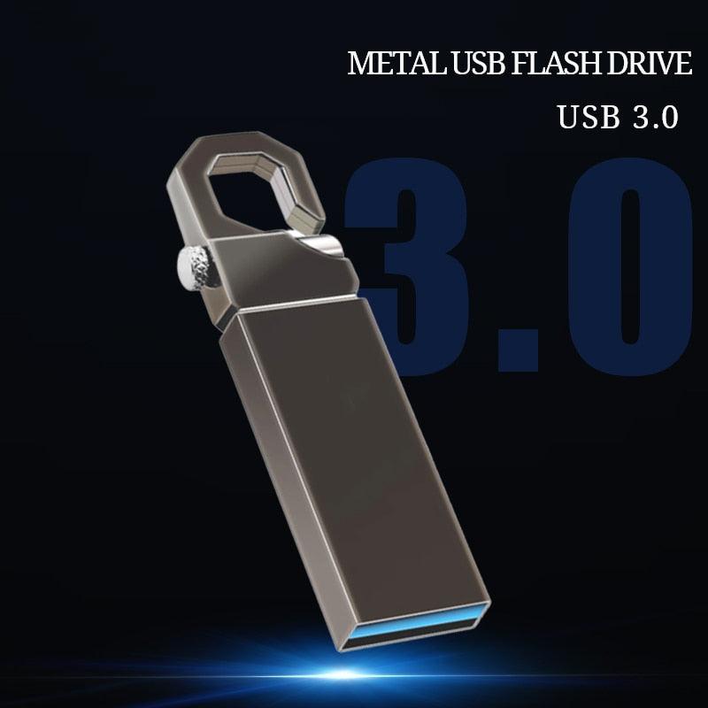USB 3.0 Metal Pen Drive 8GB 16GB 32GB 64GB USB Flash Drive Flash Stick Disk On Key 3.0 Memory Stick Dual Memory Stick for Laptop PC Mac Computer Car Audio Projector