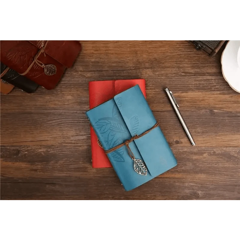 Vintage PU Leather Diary Notebook Journal Retro Book Traveler Planners Office School Supplies