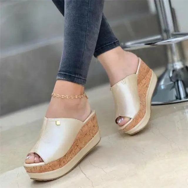 White Fashion Women Summer Peep Toe Sandals Luxury Elegant High Heels Stylish Design