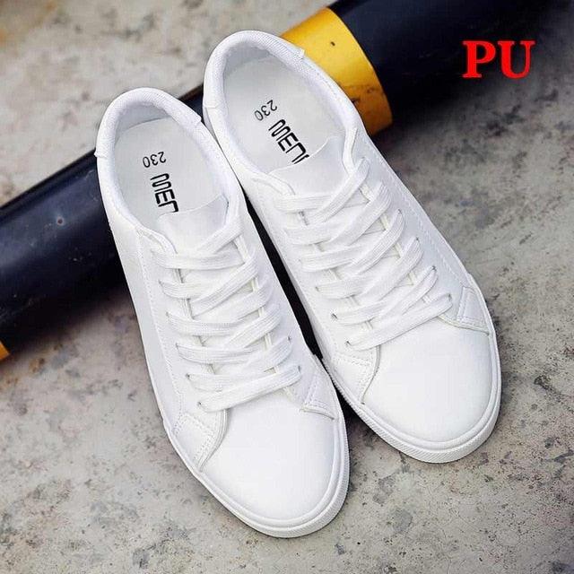 White Summer Womens Sneakers Trainers White Leather Canvas Shoes Tenis Classic Casual Cotton Slip On Canvas Comfortable Walking Flats Sneakers