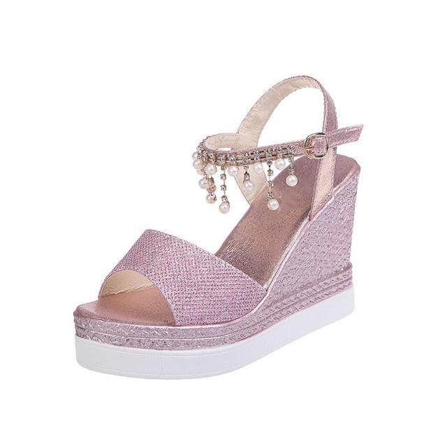 Women Sandals Summer Platform Sandals Buckle Strap Peep Toe Thick Bottom Modern Espadrille Sandals Platform Cross Buckle Strap Slingback Summer Open Toe Shoes