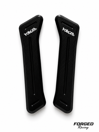 Surron Ultra Bee Metal Battery Guards – CNC Replacement (Black & Chrome)