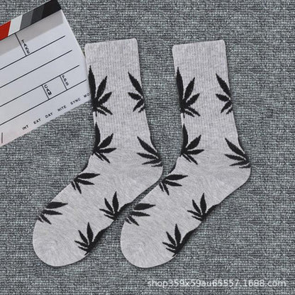 1 Pair Brand New Fashion Pure Cotton Black White Crew Unisex Socks Sports High Skateboard Blaze Street Wear Happy Long Warm Winter And Autumn Socks For Men And Women