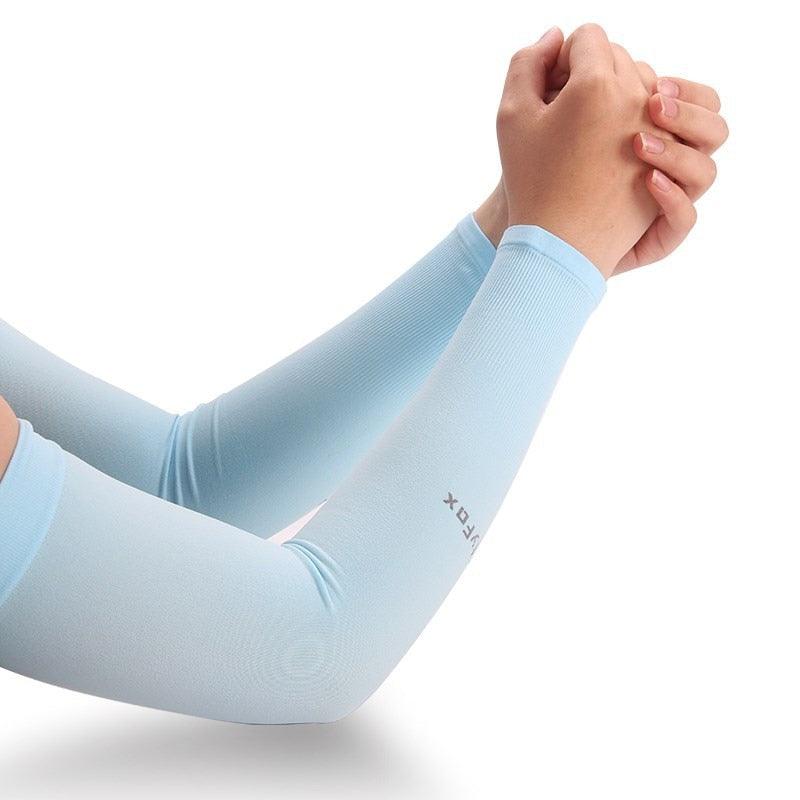1 Pair Sport Sun Protection Arm Covers Cooling For Men Women Summer Sunblock Cycling Driving Golf Running Unisex Elbow Cover Outdoor Cycling Running Fishing Driving Cool Anti-UV Arm Sleeves For Workout