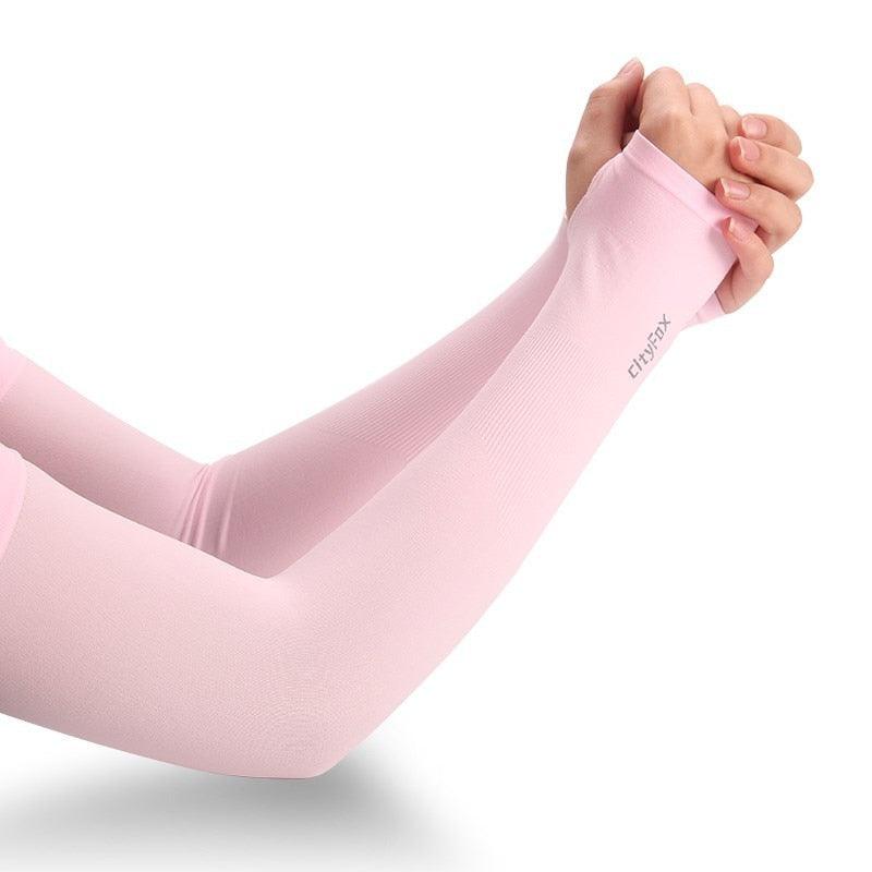 1 Pair Sport Sun Protection Arm Covers Cooling For Men Women Summer Sunblock Cycling Driving Golf Running Unisex Elbow Cover Outdoor Cycling Running Fishing Driving Cool Anti-UV Arm Sleeves For Workout