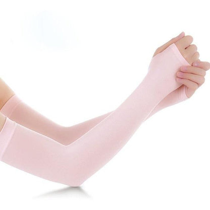 1 Pairs Arm Sleeves Warmers Sports Sleeve Sun UV Protection Hand Cover Cooling Warmer Running Fishing Cycling Sunscreen Sun Protection Arm Sleeves For Men  Women Arm Cover For Cycling Outdoor Sports