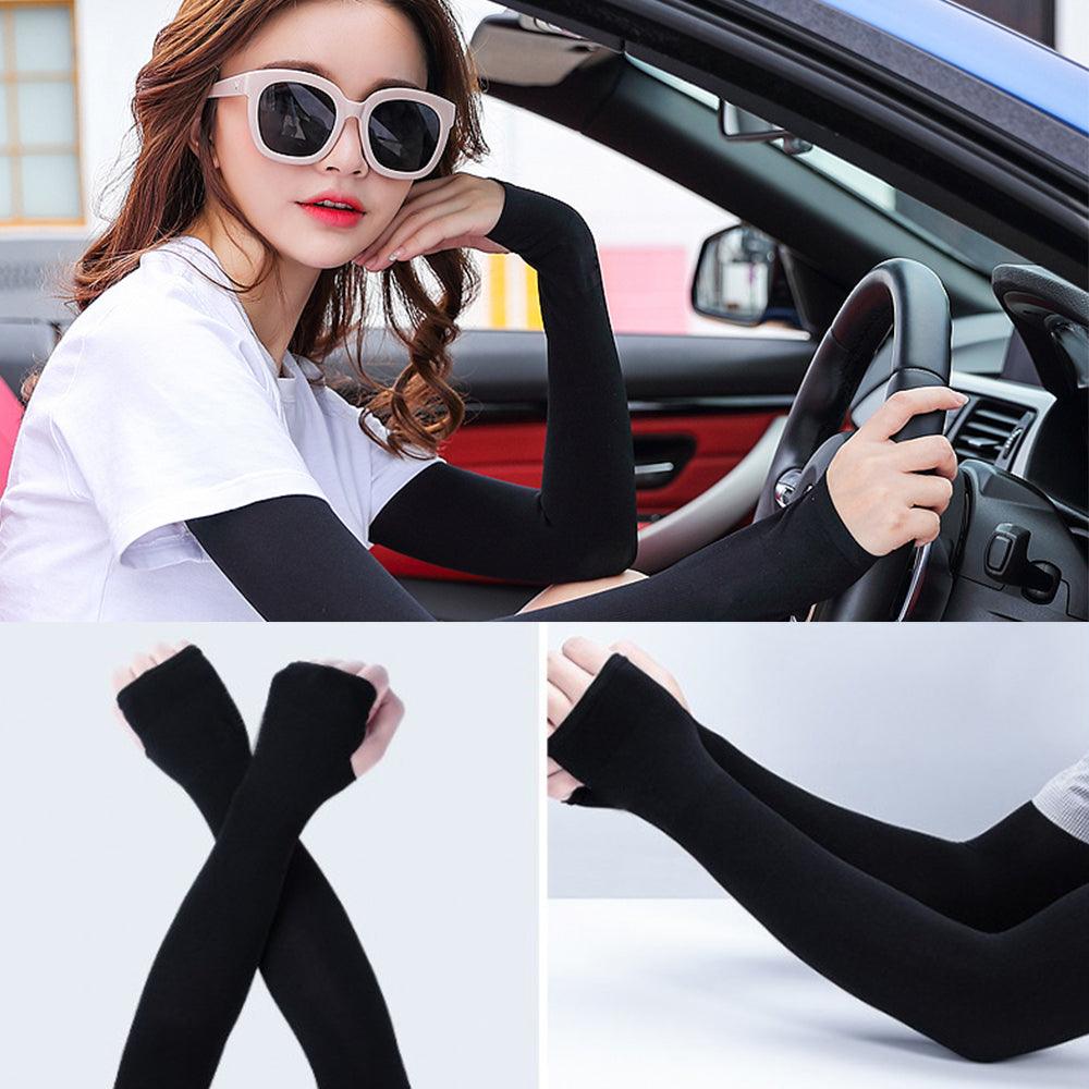 1 Pairs Arm Sleeves Warmers Sports Sleeve Sun UV Protection Hand Cover Cooling Warmer Running Fishing Cycling Sunscreen Sun Protection Arm Sleeves For Men  Women Arm Cover For Cycling Outdoor Sports
