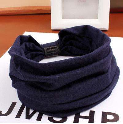 1 PCS Bohemia Wide Cotton Stretch Women Headbands Headpiece Turban Headwear Bandage Hair Bands Bandana Fascinator Gorgeous Hair Accessories For Women