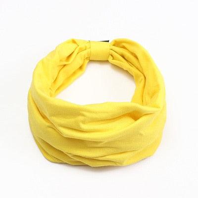 1 PCS Bohemia Wide Cotton Stretch Women Headbands Headpiece Turban Headwear Bandage Hair Bands Bandana Fascinator Gorgeous Hair Accessories For Women