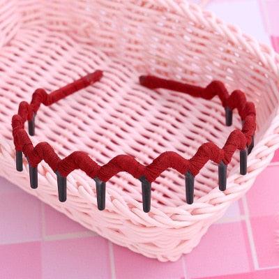 1 pcs Fashion Women Unisex Spring Wavy Hair Band Unisex Hairband for Men Women Sport Hair Hoop Non-slip Headwear Hair Accessories for Men And Women