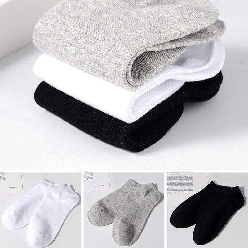 10 Pairs Breathable No Show Sports Socks Solid Color Boat Socks Comfortable Cotton Ankle Socks For Men And Women