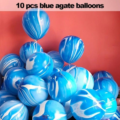 10/20 Star Metallic Confetti Latex Transparent 12inch Balloons For Baby Shower Birthday Party Wedding Decoration