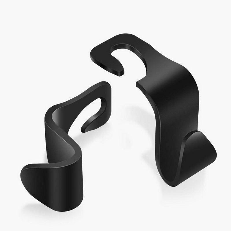 1/2/4Pcs Universal Car Seat Hook Back Hook Car Accessories Interior Portable Hanger Holder Storage for Car Bag Purse Cloth Car Seat Back Hook Auto Seat Headrest Portable Organizer Holder Hook For Hanging Purses Bags Coats