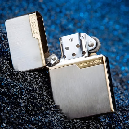 Zorro Copper Original Zippo Lighter New Design