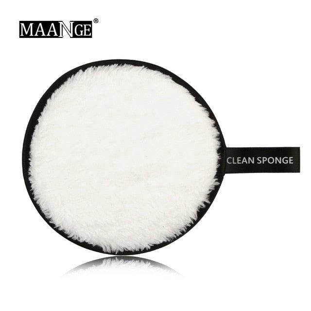 1/3PCS New Makeup Removal Sponge Flutter Wash Cotton Flapping Reusable Wet Sponge Face Puff Soft Natural Cleaner Premium Microfiber Cloth