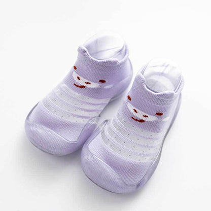 Children Anti-slip Shoes Newborn Baby Girl Cotton Non-slip Floor Socks Baby Boy Rubber Cartoon Indoor Socks Infant Shoes
