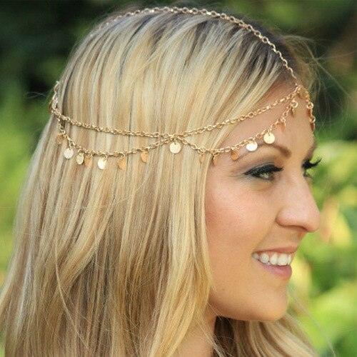 1pcs Vintage Faux Crystal Pearl Tiara Drop Bridal Headband Wedding Hair Accessories Crown Hair Band for Bride and Bridesmaids