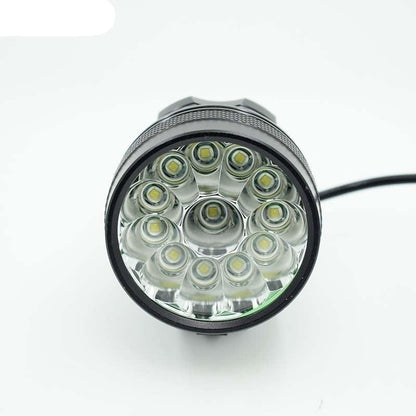 2 IN 1 Bicycle Headlight Bike Light Front Head Lamp Cycling Flashlight Mountain Bicycle Front Light With 6400mAh/8400mAh Rechargeable Battery Pack 3 Modes Bike Front Headlamp
