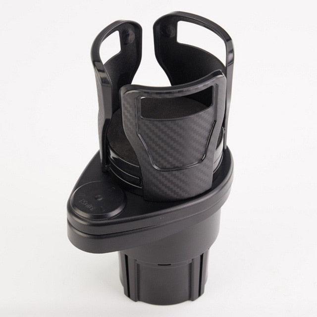 2 In 1 Vehicle-mounted Slip-proof Cup Holder 360 Degree Rotating Water Car Cup Holder Multifunctional Dual Holder Car Cup Holder, Multifunction Car Drink Holder Adapter, Mount Extender with 360° Rotating Adjustable Base Auto Accessory