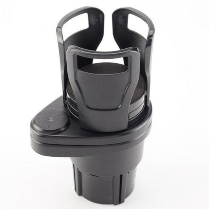 2 In 1 Vehicle-mounted Slip-proof Cup Holder 360 Degree Rotating Water Car Cup Holder Multifunctional Dual Holder Car Cup Holder, Multifunction Car Drink Holder Adapter, Mount Extender with 360° Rotating Adjustable Base Auto Accessory