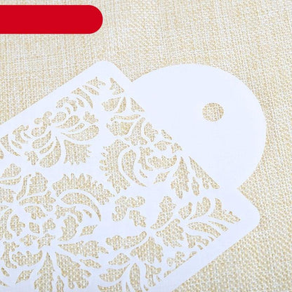 2 Style Cake Side Cupcake Cake Sugarcraft Decoration Cake Mould Plastic Baking Cake Decorating Tool 2 Pieces Cupcake Stencil Cake Side Decorating Templates Powdered Sugar Template Wedding Cake Decor Flower Molding