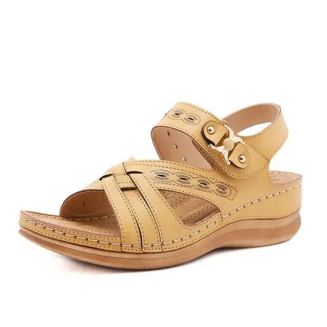 2021 Summer Classic Women's Sandals Elegant Buckle Strap Design Comfortable Women Shoes