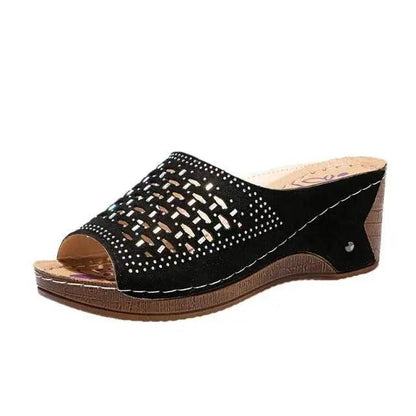 2021 Summer Classic Women's Sandals Elegant Buckle Strap Design Comfortable Women Shoes