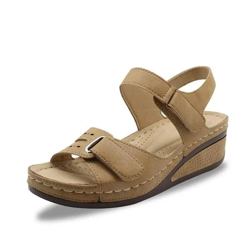 2021 Summer Classic Women's Sandals Elegant Buckle Strap Design Comfortable Women Shoes