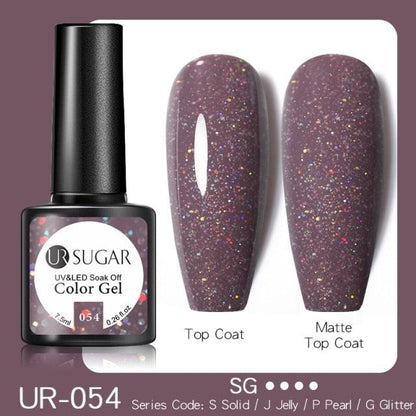 2022 New Reflective Glitter Nail Gel 8ml  Permanent UV/LED Glossy Effect Popular Diamond Nail Gel Design For Womens