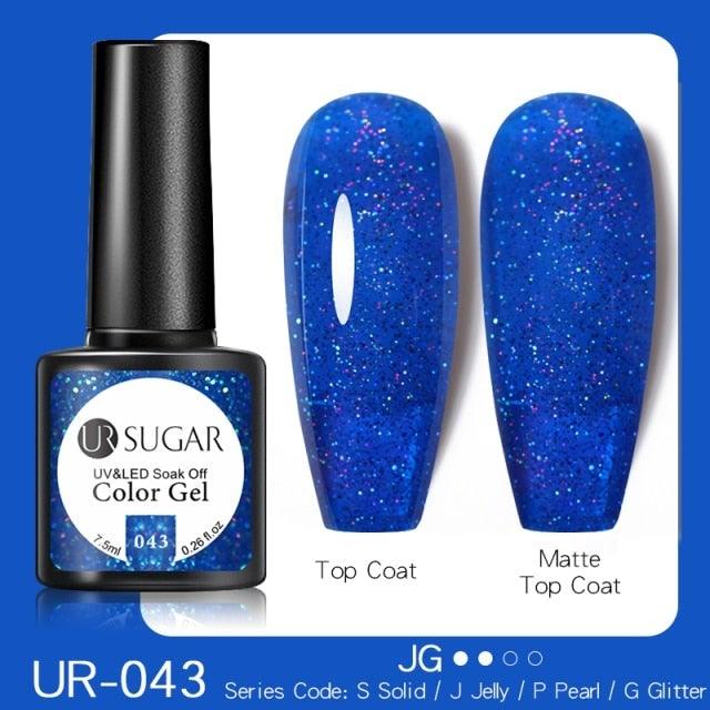 2022 New Reflective Glitter Nail Gel 8ml  Permanent UV/LED Glossy Effect Popular Diamond Nail Gel Design For Womens