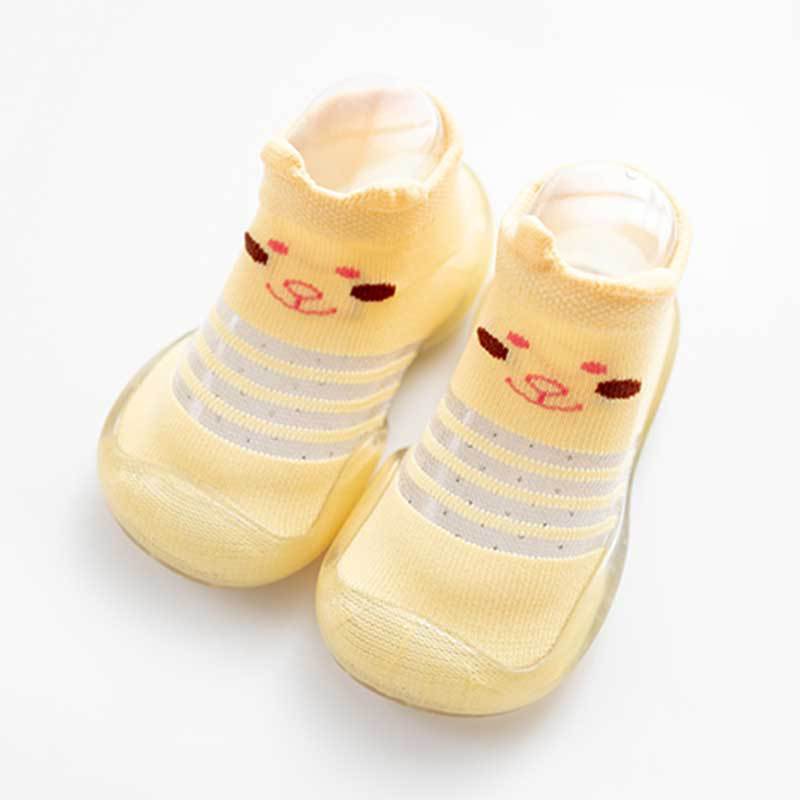Children Anti-slip Shoes Newborn Baby Girl Cotton Non-slip Floor Socks Baby Boy Rubber Cartoon Indoor Socks Infant Shoes