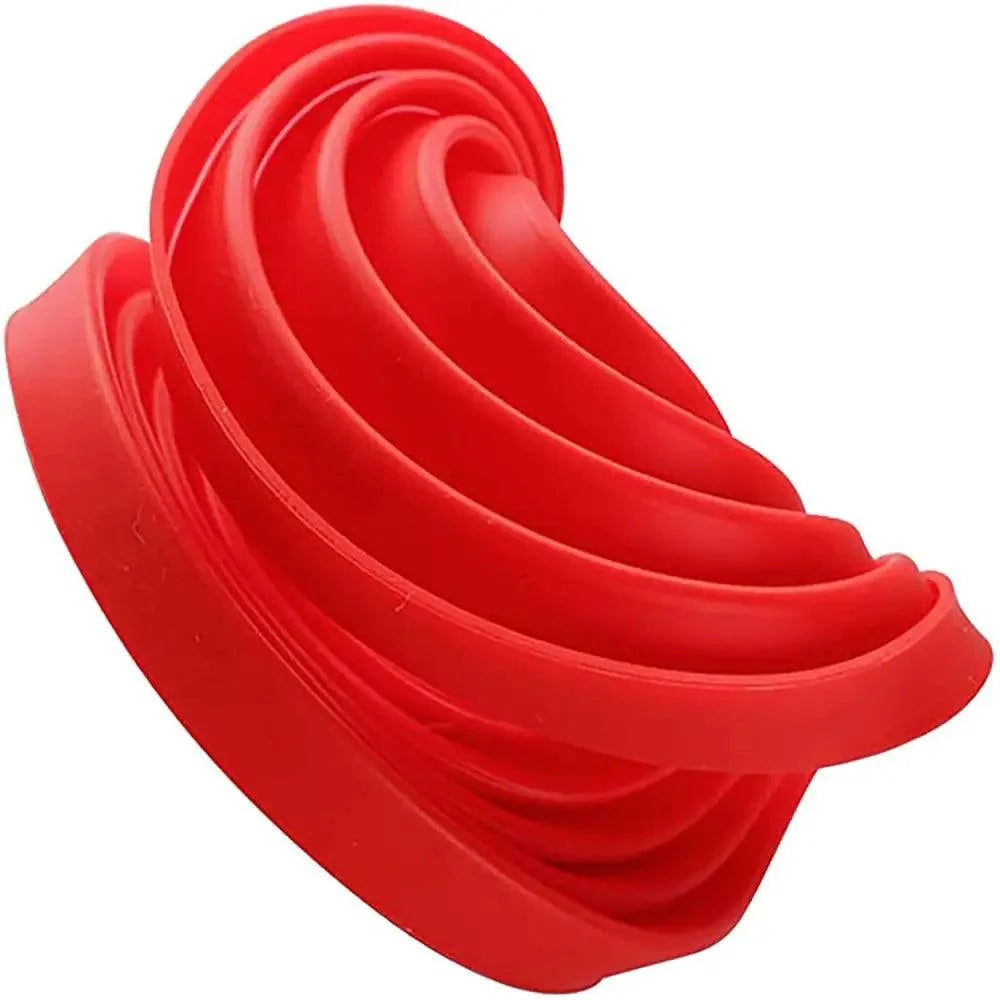 2PCS New Luxury Large Spiral shape silicone Bundt Cake Pan 10- inch, Bread Bakeware Mold baking Tools Cyclone Shape Cake Mould  Baking Tool