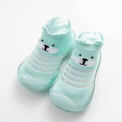 Children Anti-slip Shoes Newborn Baby Girl Cotton Non-slip Floor Socks Baby Boy Rubber Cartoon Indoor Socks Infant Shoes