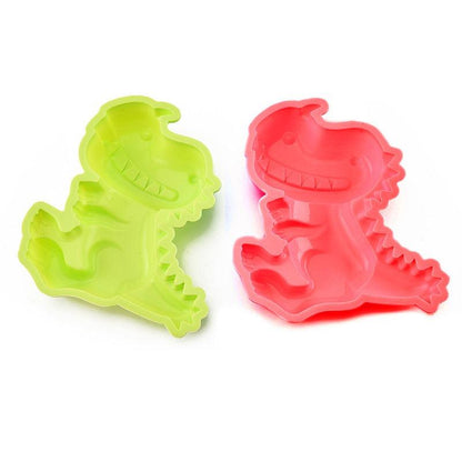 3D Dinosaur Cookie Cutters Mold Dinosaur Biscuit Cartoon Mould Sugarcraft Dessert Baking Silicone Mold For Sop Cake Decor Tool Dinosaur Fossil Cookie Making Molds Stamps For Kitchen
