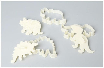 3D Dinosaur Cookie Cutters Mold Dinosaur Biscuit Cartoon Mould Sugarcraft Dessert Baking Silicone Mold For Sop Cake Decor Tool Dinosaur Fossil Cookie Making Molds Stamps For Kitchen