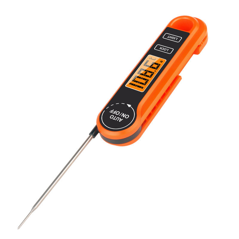 Unique Food Kitchen Digital Meat Thermometer  BBQ Instant Read Food Thermometer Waterproof With Backlight And Magnet For Kitchen Cooking Grilling BBQ Backing Liquids Oil Waterproof Kitchen Thermometer For Cooking Tools