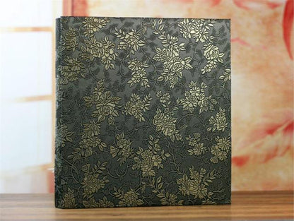 600 Pockets 6 Inch Interleaf Type Big High Capacity Photo Album PU Leather Photo Albums Handmade DIY Commemorative Family Flower Memo Scrapbook Paper Baby Family Scrapbook Albums
