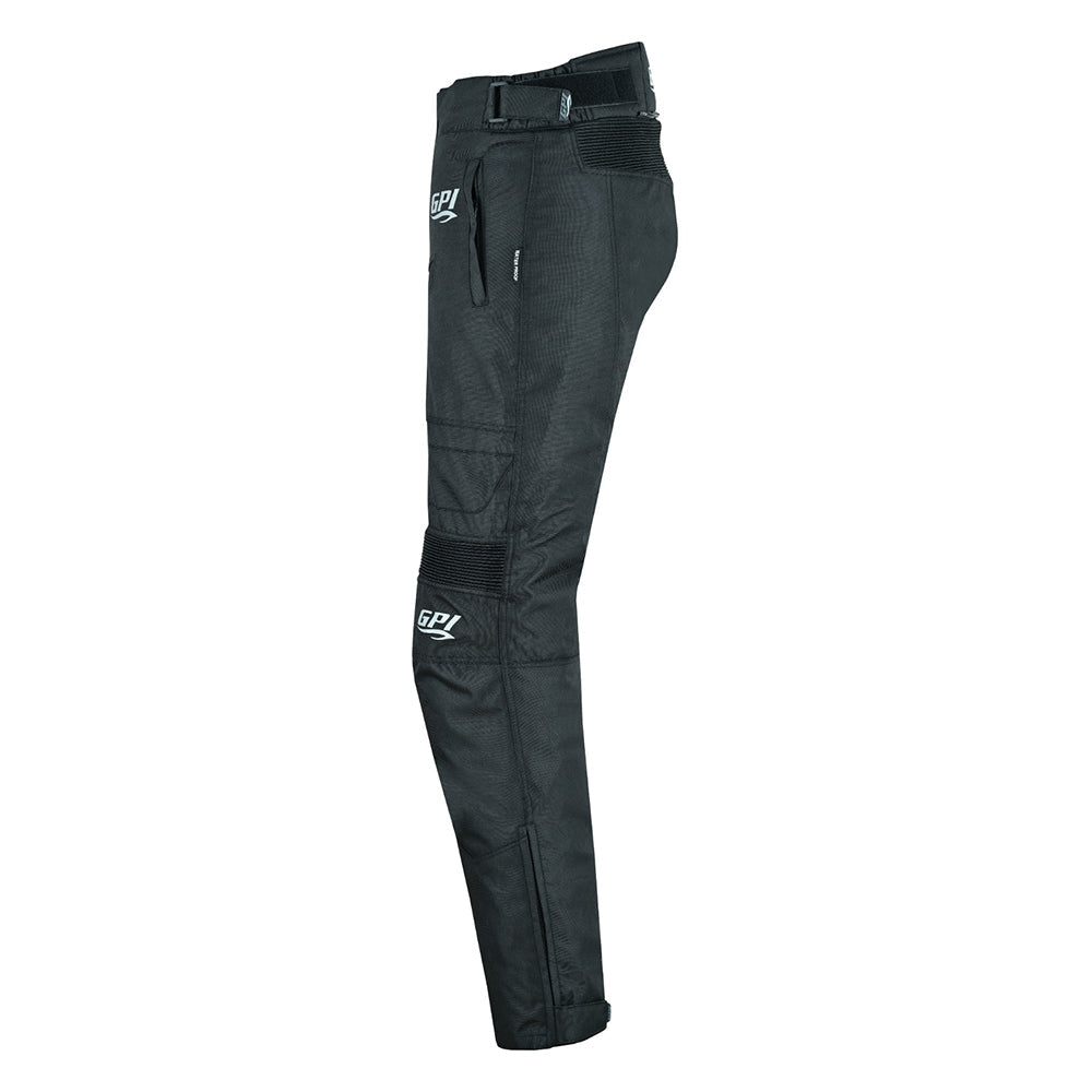 High Premium Quality Adjustable Waterproof Motorcycle Pants – Full Black-
