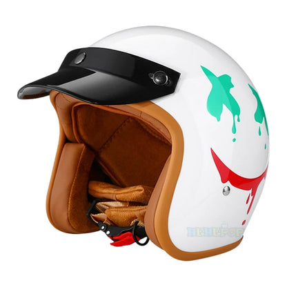 The Street King - Vintage Open Face Helmet - DOT & ECE Approved