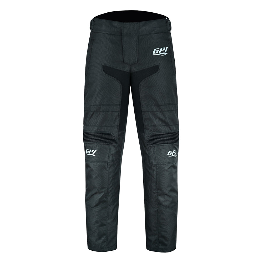 High Premium Quality Adjustable Waterproof Motorcycle Pants – Full Black-