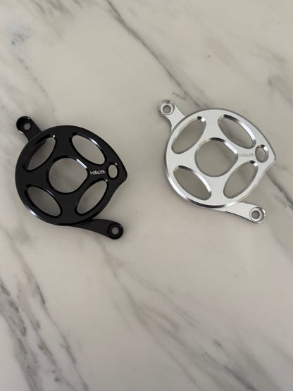 Surron Light Bee X & E-Ride Metal Motor Cover – CNC Upgrade Replacement (Black & Chrome)