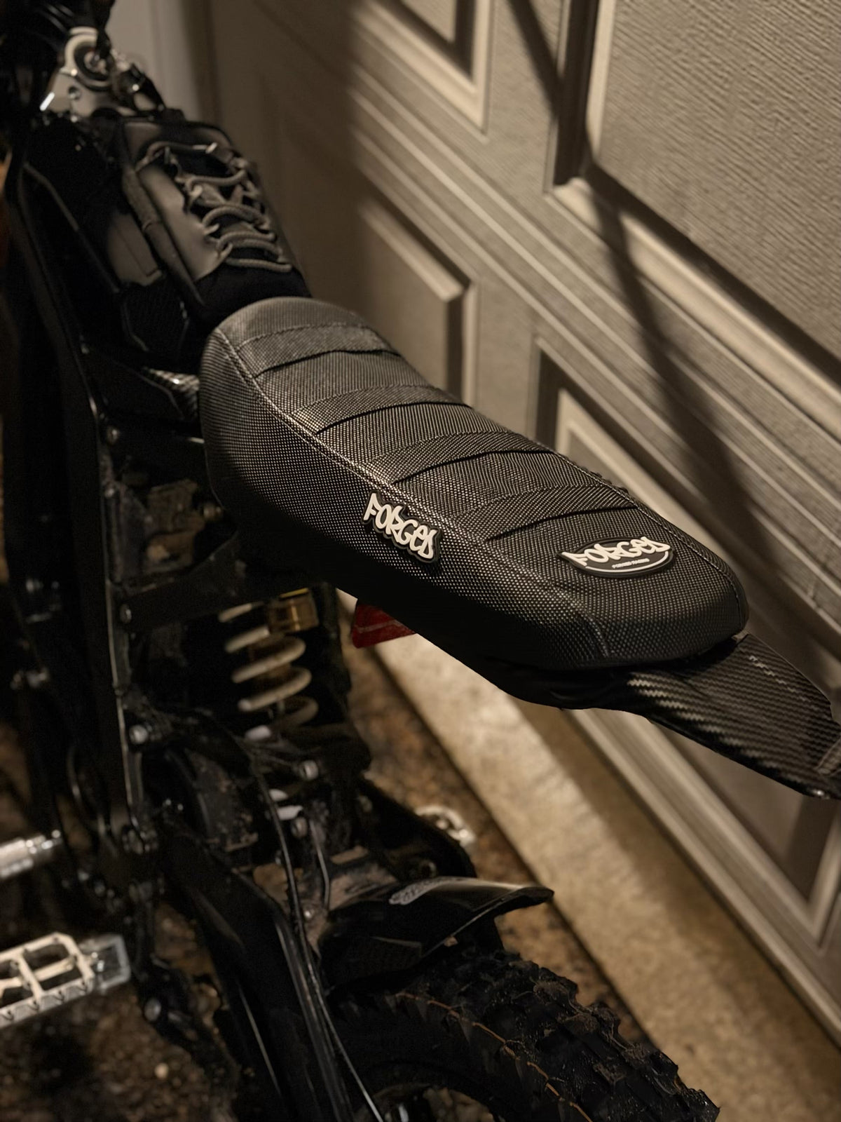 Forged Racing E-Moto Ribbed Seat Cover – Grip Seat Cover for Sur-Ron, Talaria & Tuttio