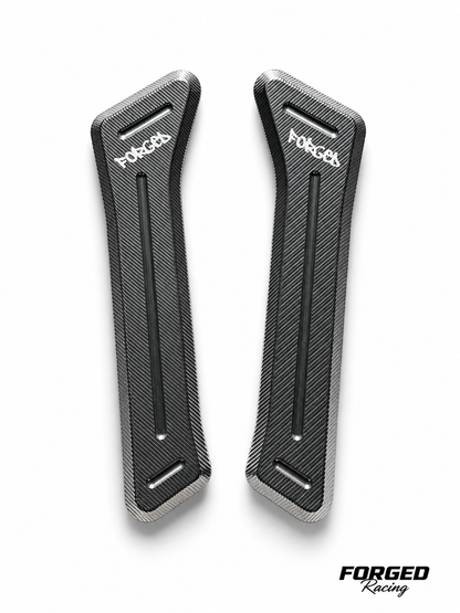 Surron Ultra Bee Metal Battery Guards – CNC Replacement (Black & Chrome)