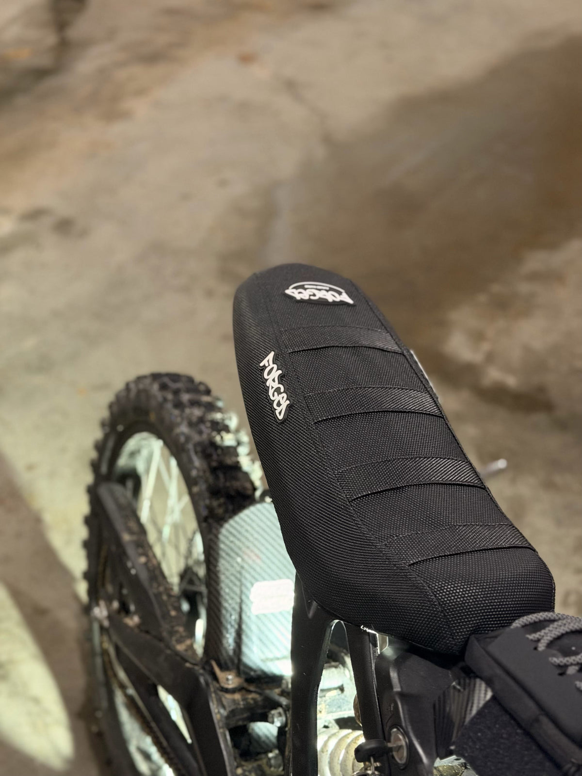 Forged Racing E-Moto Ribbed Seat Cover – Grip Seat Cover for Sur-Ron, Talaria & Tuttio